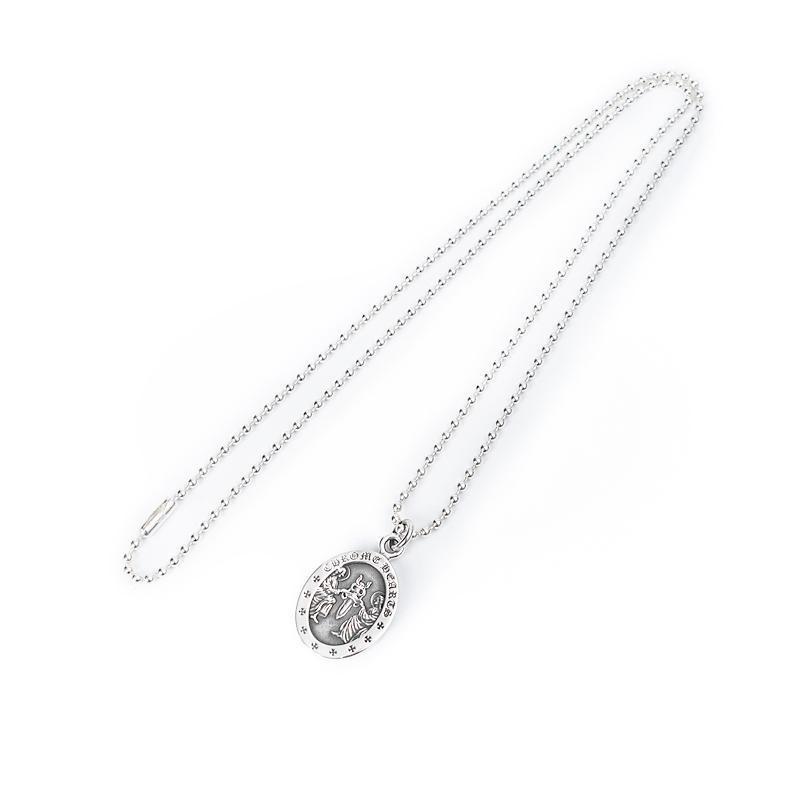 Chrome Hearts Oval Angel Medallion Charm