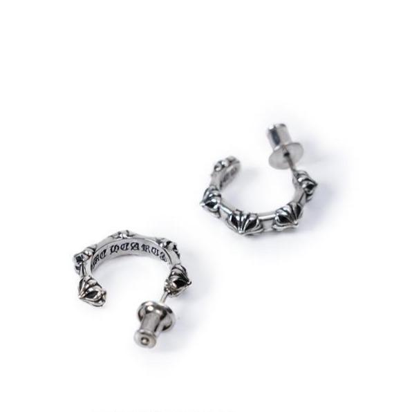Cross Hoop Earring