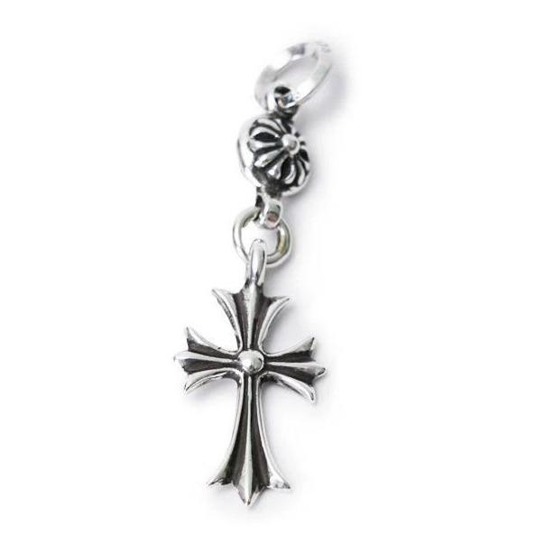 Cross With One Silver Ball Charm