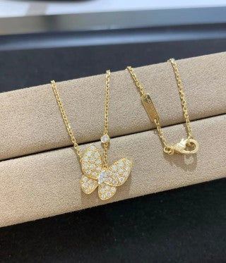Van Cleef & Arpels Butterfly Trio Necklace