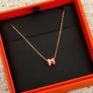 Hermès Pop H Mini Duo Pendant Necklace