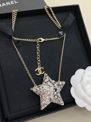 CHANEL Astrielle Diamond Star Pendant Necklace