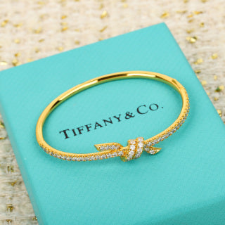 Tiffany Twisted Pavé Diamond Bracelet