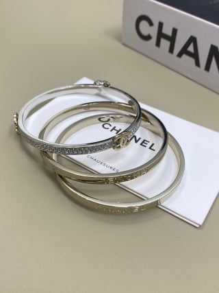 CHANEL Arabelle Triple Layer Signature Bracelet