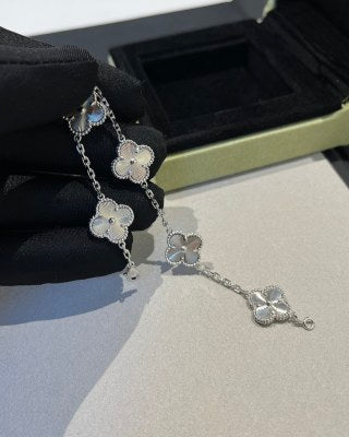 Van Cleef & Arpels Silver Butterfly Garden Bracelet