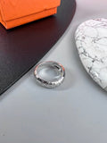Hermès Éclat Spiral Pavé Ring