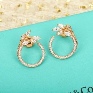 Tiffany Vine Hoop Earrings