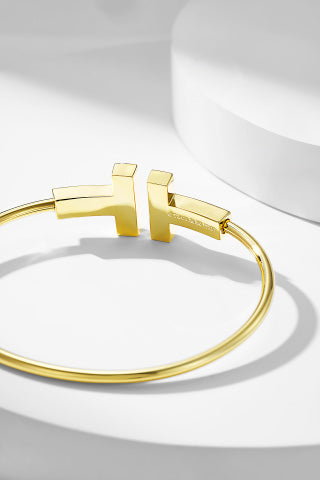 Tiffany T Square Open Cuff Bracelet – Minimalist Luxury Jewelry