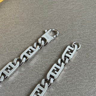 FENDI FF Letter Link Chain Bracelet