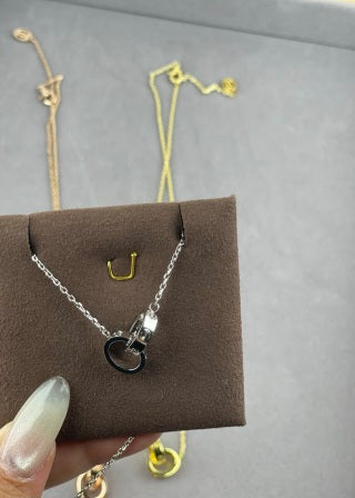 Cartier Double-Ring Necklace (Non-Diamond)