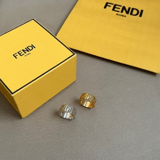 FENDI FF Mini Signet Band Ring