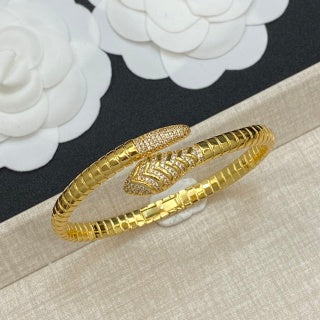 Cartier Seraphine Feather Twist Diamond Bracelet