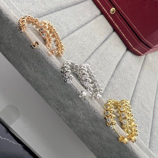 Cartier pyramid stud earrings