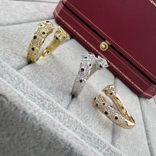 Cartier Double-Headed Panther Open Adjustable Ring
