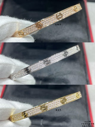 Cartier diamond-pavé bracelet