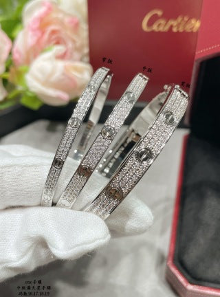 Cartier diamond-pavé bracelet