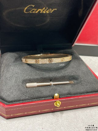 Cartier diamond-pavé bracelet