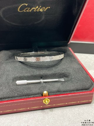 Cartier diamond-pavé bracelet