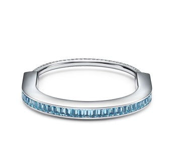 Tiffany Limited-Edition Aquamarine Lock Bracelet