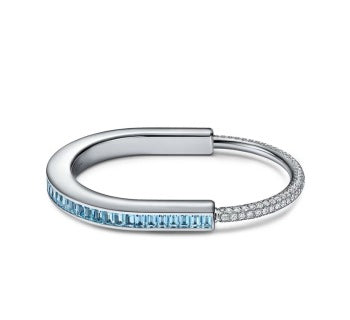 Tiffany Limited-Edition Aquamarine Lock Bracelet