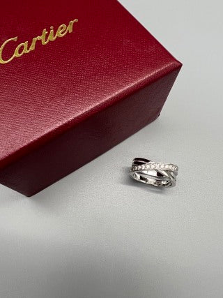 Cartier Virelia Pavé Diamond Twist Ring