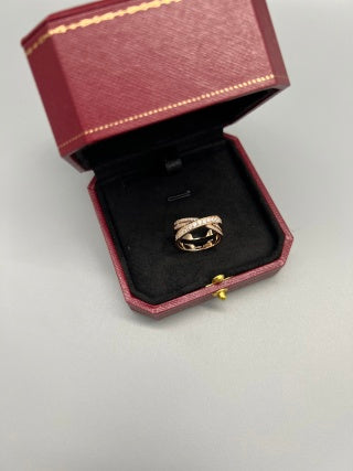 Cartier Virelia Pavé Diamond Twist Ring