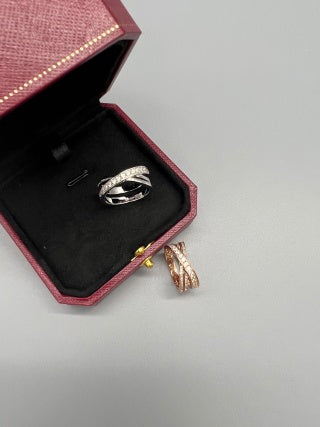 Cartier Virelia Pavé Diamond Twist Ring