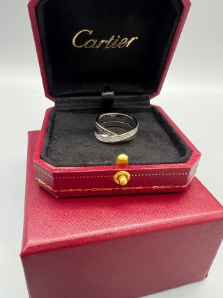 Cartier Virelia Pavé Diamond Twist Ring