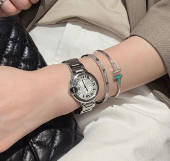 Tiffany T Enamel Diamond Wire Bracelet – Modern Luxury Jewelry