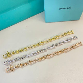 Tiffany U-Link Diamond-Set Bracelet (Six-Link)