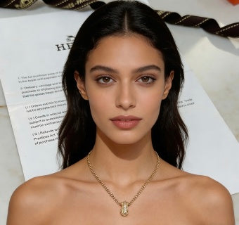 Hermès Mini Kelly Lock Pendant Necklace