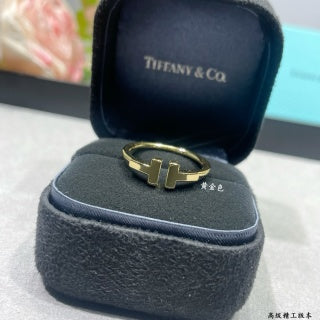 Tiffany Double T Polished Ring