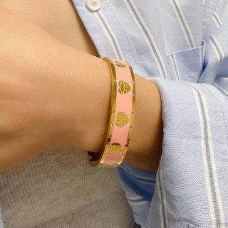 TIFFANY & CO. Diamond-Set Heart Bracelet (Medium)