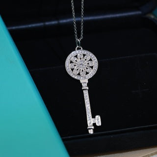 Tiffany Sunflower Key Necklace