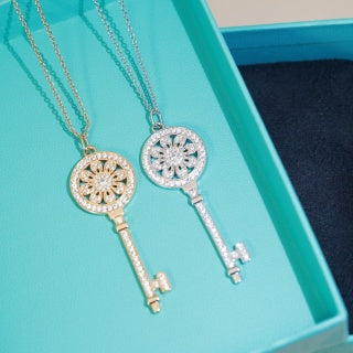 Tiffany Sunflower Key Necklace