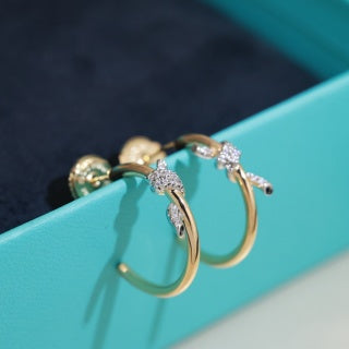 Tiffany Knot Stud Earrings