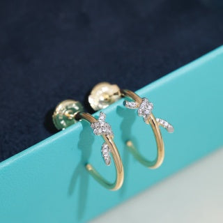 Tiffany Knot Stud Earrings