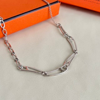 Hermès Chaine d’Ancre Sculptural Link Necklace