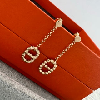 Hermès Éclat Pavé Loop Drop Earrings