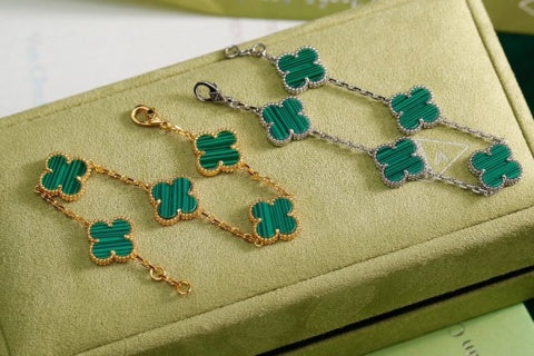 Van Cleef & Arpels Emerald Clover Garden Bracelet