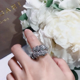 Bvlgari Green Gem Serpent Ring – Elegant Luxury Jewelry