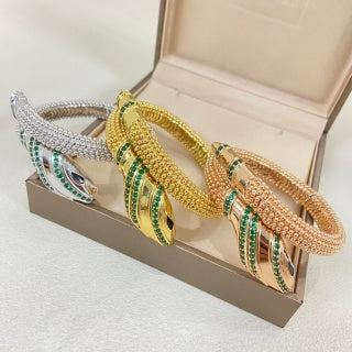Bvlgari Pink Gem Serpent Bracelet – Elegant Luxury Jewelry