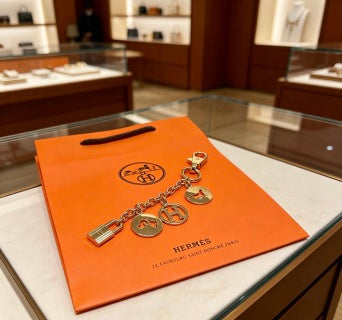 Hermès H Medallion Charm Chain Bracelet
