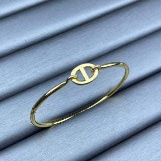 Hermès Clou d’Ancre Minimalist Cuff Bracelet