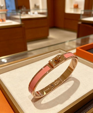 Hermès Kelly Mini Lock Leather Bracelet
