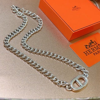 Hermès Chaine d’Ancre Double Link Necklace