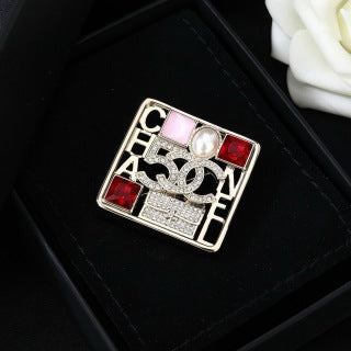 CHANEL Camille Heritage Emblem Brooch