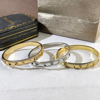 Bvlgari Geometric Open Cuff Bracelet – Elegant Luxury Jewelry